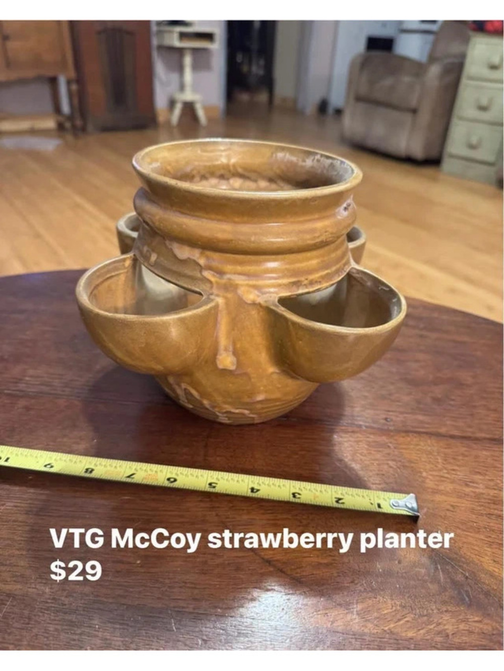 Vintage McCoy Strawberry planter